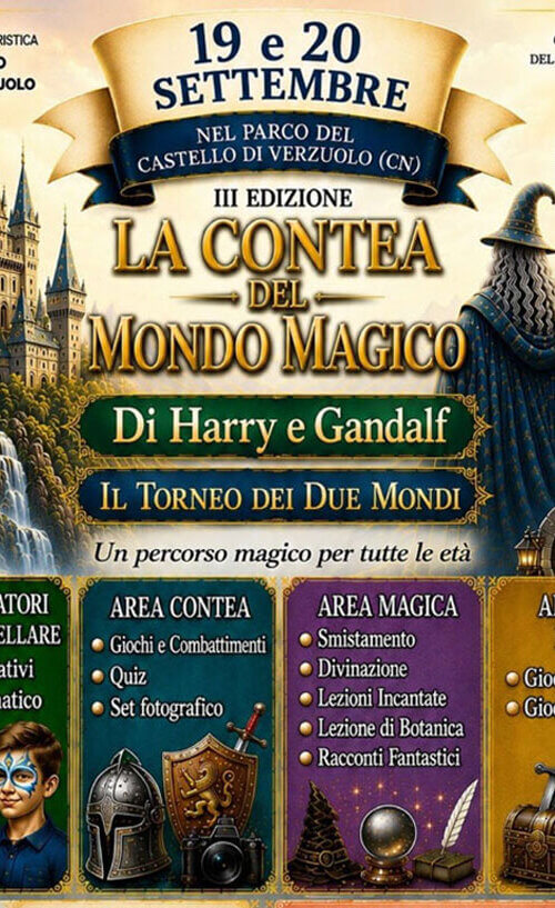 Locandina evento III Edizione – La Contea del Mondo Magico di Harry e Gandalf